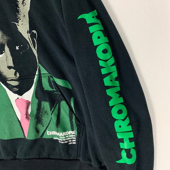 Tyler the Creator Chromakopia World Tour Black Green Hoodie XXL 2XL - Picture 8 of 16